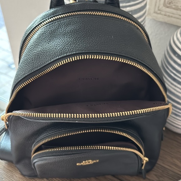 Coach Carrie 23 Backpack Black NWT - Picture 6 of 12